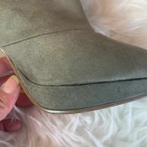 H&m Grey High Heel Ankle Boots Size 8 - Picture 8 of 10